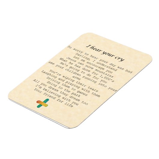 magnet-'I hear your cry" Magnet (Linke Seite)