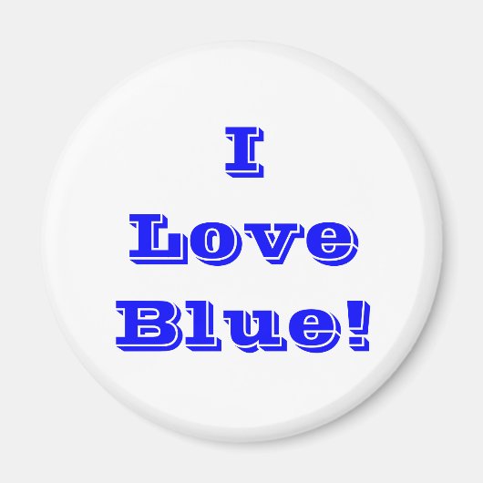 Magnet I Liebe Blue (Vorne)