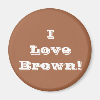Magnet I Liebe Brown