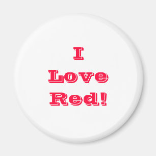Magnet I Liebe Red