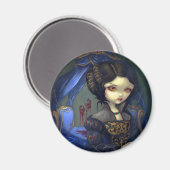 Magnet "I Vampiri: Bellissimo Letto" (Vorderseite/Rückseite)