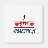 Magnet - Ich liebe Amerika (Vorne)