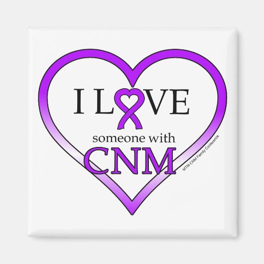 Magnet - Ich Liebe jemanden mit CNM (Vorne)
