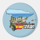 [Magnet] Ich würde lieber in Spanien sein Magnet (Vorne)