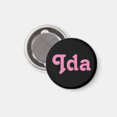 Magnet Ida (Vorderseite/Rückseite)