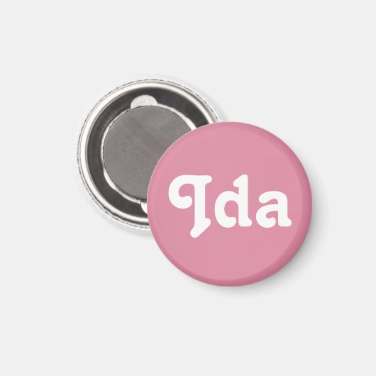 Magnet Ida (Vorderseite/Rückseite)