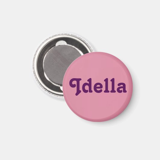 Magnet Idella (Vorderseite/Rückseite)