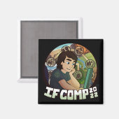 Magnet IFComp 2022 (Vorderseite/Rückseite)