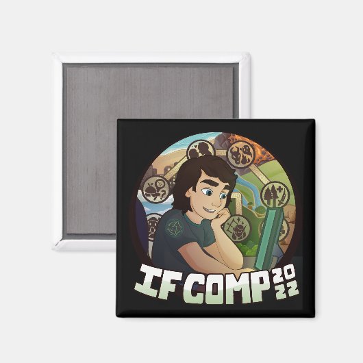 Magnet IFComp 2022 (Vorderseite/Rückseite)