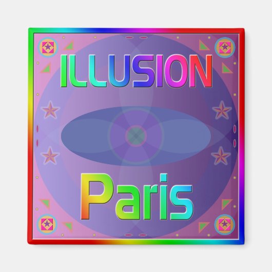 Magnet "ILLUSION Paris" (Vorne)