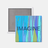 Magnet "Imagine/Blublu" (Vorderseite/Rückseite)