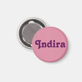 Magnet Indira (Vorderseite/Rückseite)