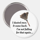 Magnet ist einmal ausgestaubt.. es kam zurück (Vorderseite/Rückseite)