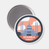 Magnet Istanbul Türkei (Vorderseite/Rückseite)