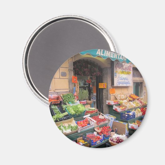 Magnet - Italienischer Markt (Vorderseite/Rückseite)