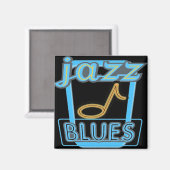 Magnet-Jazz-Blues Music- Magnet (Vorderseite/Rückseite)