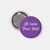 Magnet Je t'aime Pinot Noir (Vorderseite/Rückseite)