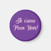 Magnet Je t'aime Pinot Noir (Vorne)