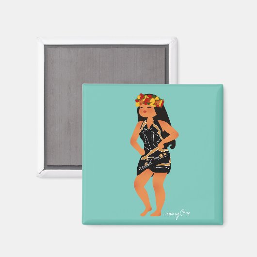 Magnet Jeanne’s Pareu (Vorderseite/Rückseite)