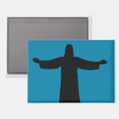 Magnet jesus christ (Vorderseite/Rückseite)