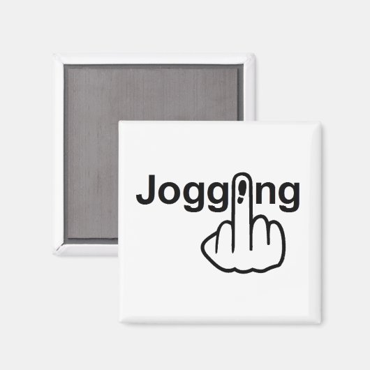 Magnet Joggen Gedreht (Vorderseite/Rückseite)