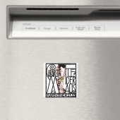 Magnet: Jugendstil - Cabaret Fledermaus Magnet (In Situ (Geschirrspüler))