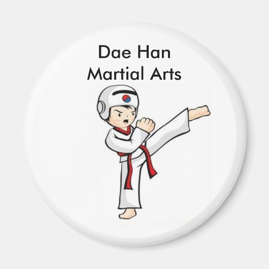 Magnet Junge kicken (Vorne)