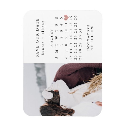 Magnet | Kalender Save the Date (Vertikal)