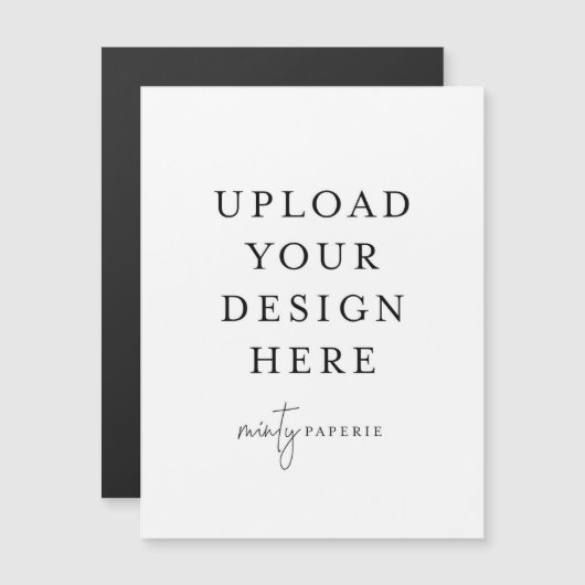 Magnet-Karte 4,25" x 5,6"-Portrait Magnetkarte (Vorne/Hinten)