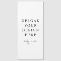 Magnet-Karte 4 Zoll x 9 Zoll-Portrait