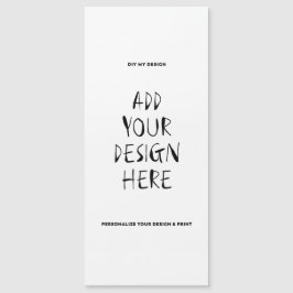 Magnet-Karte 4 Zoll x 9 Zoll-Portrait Magnetkarte