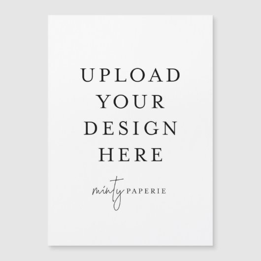 Magnet-Karte 5 Zoll x 7 Zoll-Portrait Magnetkarte (Vorderseite)