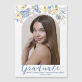 Magnet-Karte für das blaugelbe Foto Magnetkarte (Vorderseite)