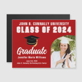 Magnet-Karte für den benutzerdefinierten Abschluss Magnetkarte (Vorne/Hinten)