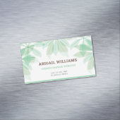 Magnet-Karte: Massagetherapeut Magnetische Visitenkarte (Beispiel)