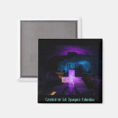 Magnet, Kathedrale des Salzes, Zipaquirá, Magnet (Vorderseite/Rückseite)