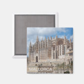 magnet Kathedrale von Palma von Mallorca (Vorderseite/Rückseite)