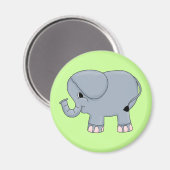 Magnet Kinder Elefant (Vorderseite/Rückseite)