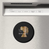 Magnet kleines schwarzes Mädchen Magnet (In Situ (Geschirrspüler))