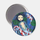 Magnet "Koi Pond Mermaid" (Vorderseite/Rückseite)