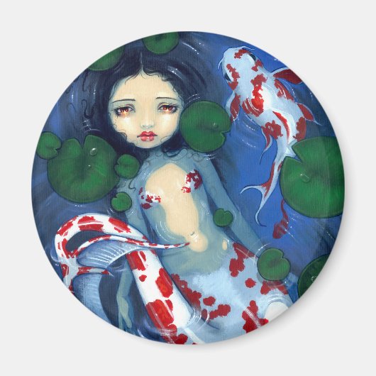 Magnet "Koi Pond Mermaid" (Vorne)