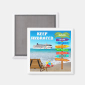 Magnet - Kreuzfahrt 2023 (Vorderseite/Rückseite)