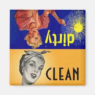 Magnet-Küchen-Helfer-sauberes schmutziges Magnet