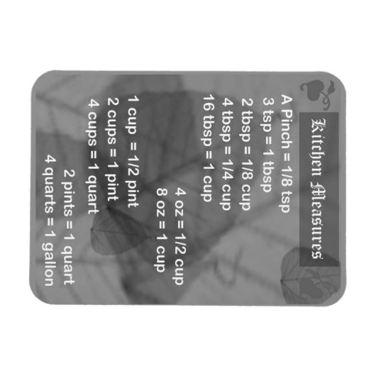 Magnet-Küchenmaßnahmen Magnet (Horizontal)