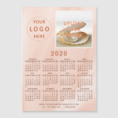 Magnet-Kühlschrank-Werbekalender 2020 Magnetkarte (Vorderseite)