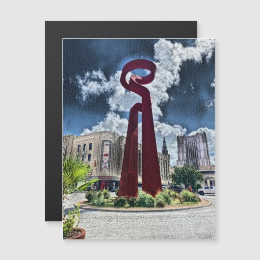 Magnet La Antorcha de la Amistad (Vorne/Hinten)