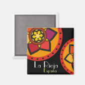 Magnet La Rioja (Vorderseite/Rückseite)