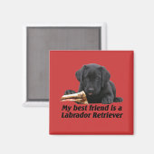 Magnet "Labrador Retriever" (Vorderseite/Rückseite)