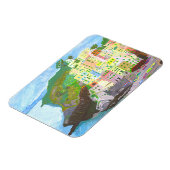 Magnet Landschaft Italien gemalt (Linke Seite)