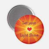 Magnet "Lass dein Lichtschacht" (Vorderseite/Rückseite)